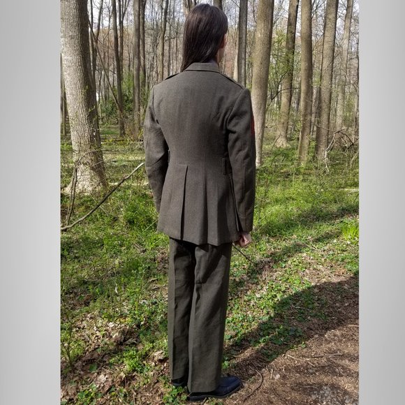 Vintage WWII USMC Winter Dress Uniform - Wool Jacket and Pants - Picture 2 of 16